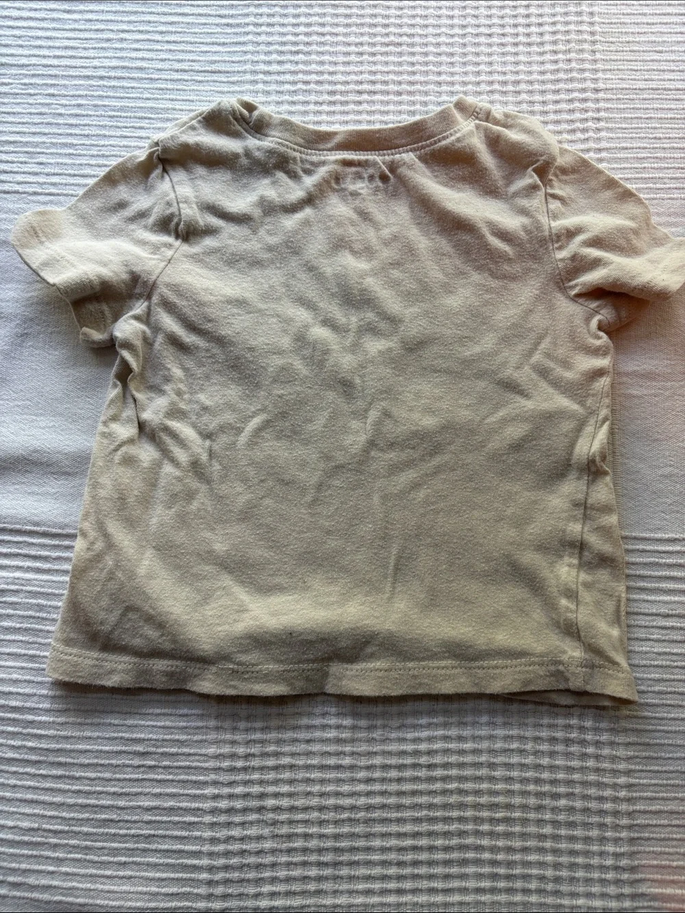 Old Navy Kids' Cream Graphic Tee with Running Dog Print